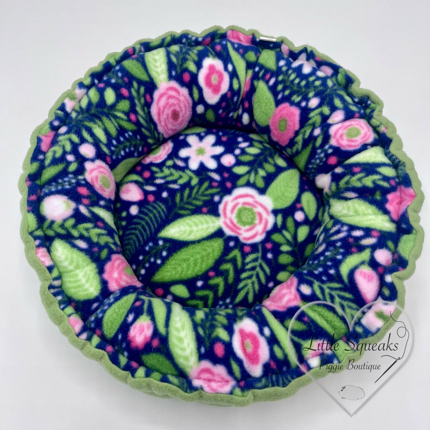 Squishy Donut Bed for Guinea Pigs - Flower Garden