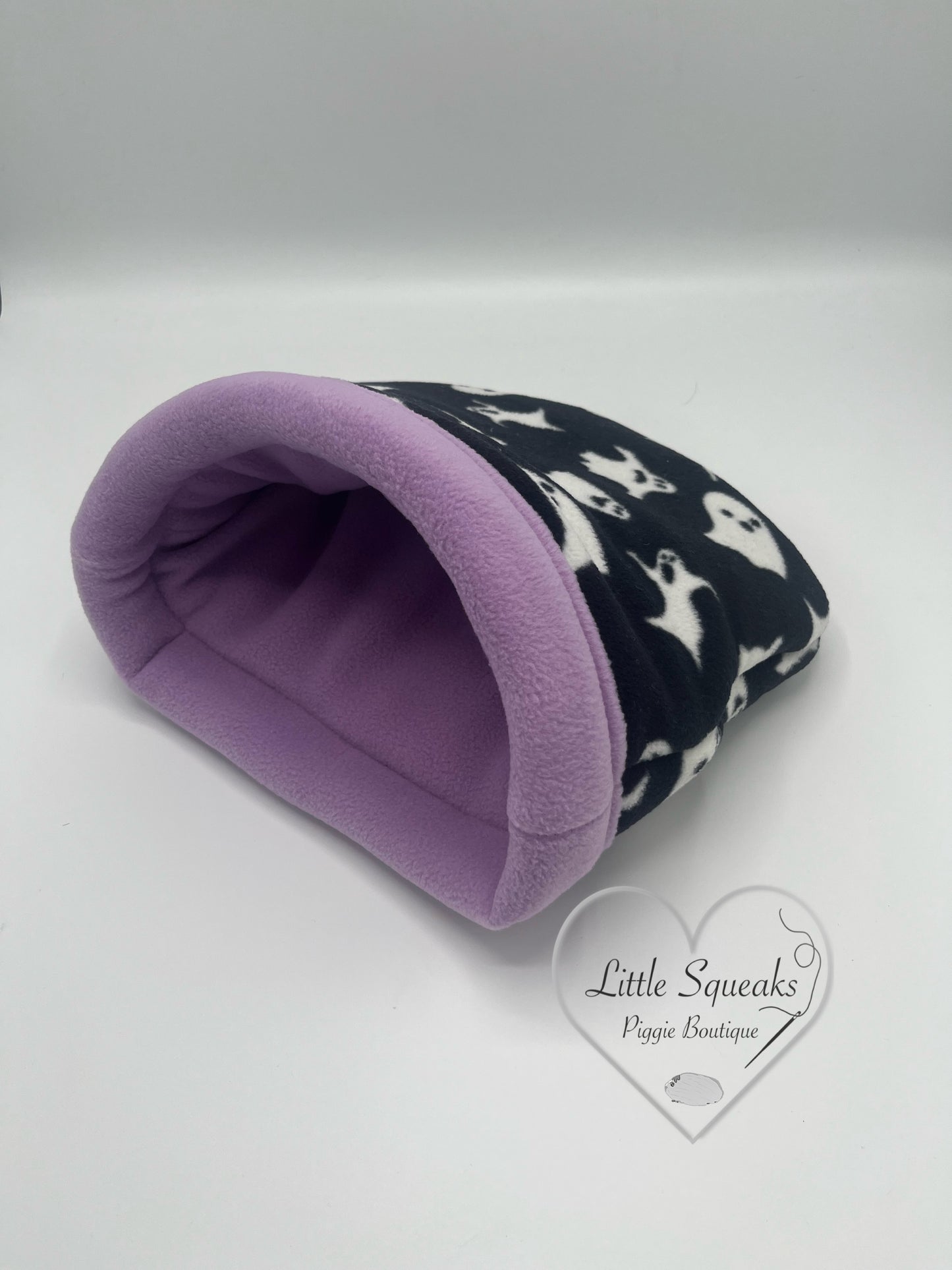 Spooky Ghosts Stay Open Snuggle Sack - Guinea Pig Bed/Hide
