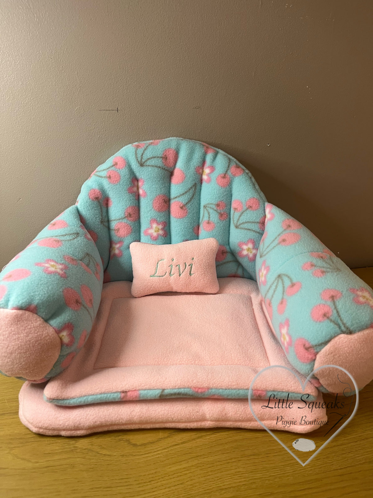 Cherry Blossom Squishy Sofa for Guinea Pigs