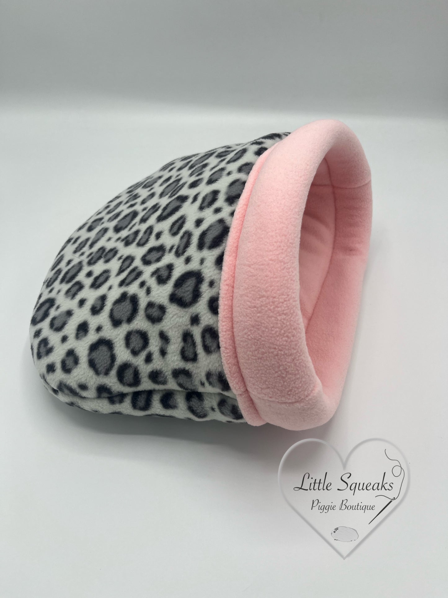 Snow Leopard Stay Open Snuggle Sack - Guinea Pig Bed/Hide