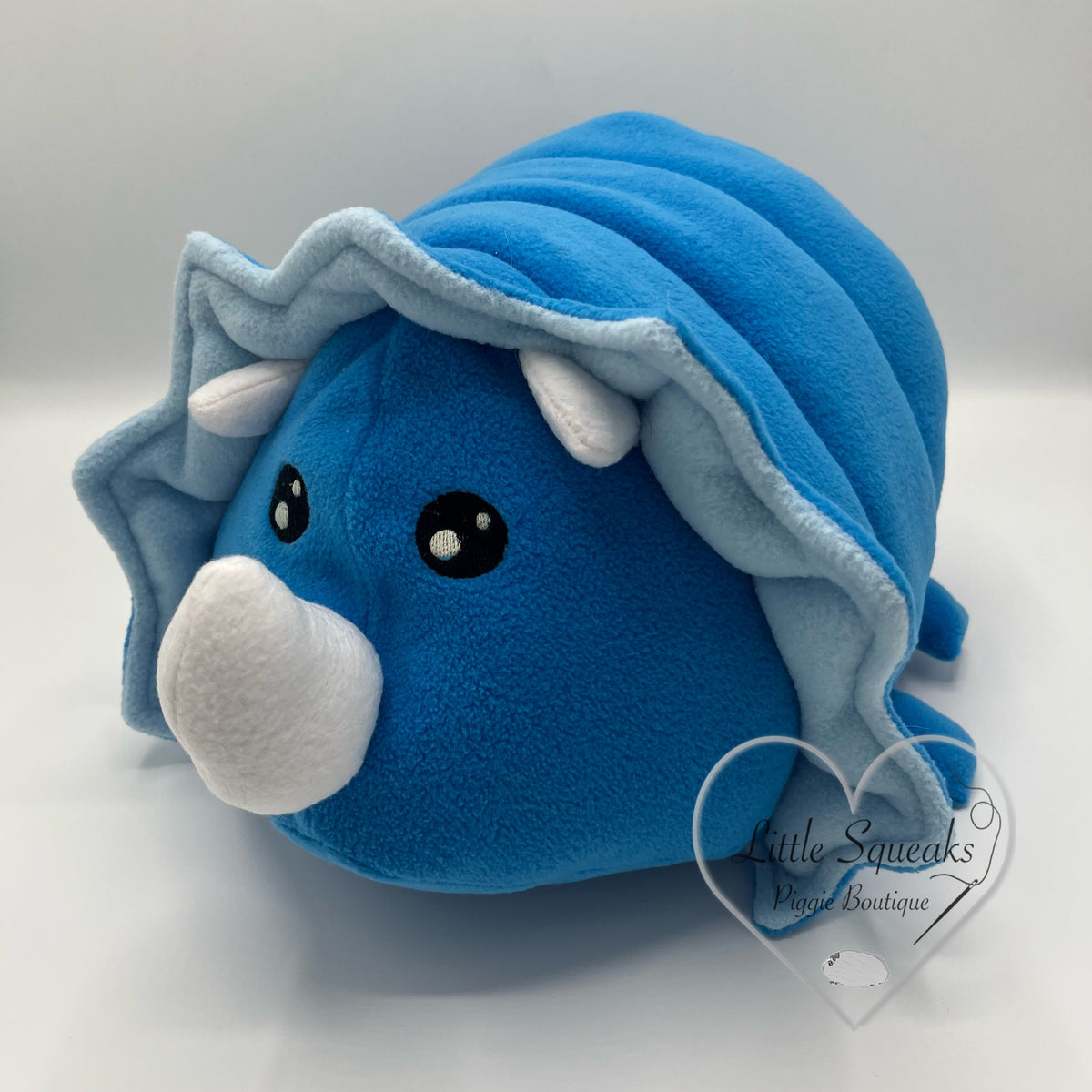 Triceratops - Blue (Dinosaur Collection) - Guinea Pig Bed/Hide