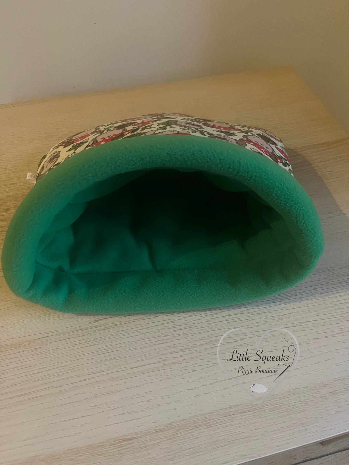 Enchanted Hedgehog Snuggle Sack ‘STAY OPEN’ - Guinea Pig Bed/Hide