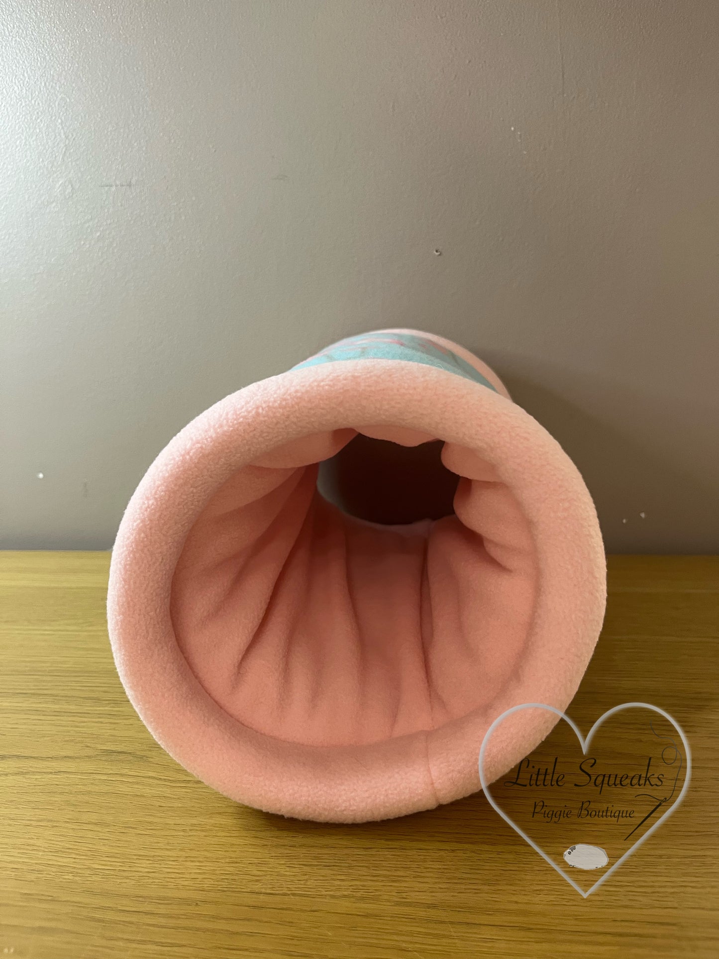 Cherry Blossom Snuggle Tunnel ‘STAY OPEN’ - Guinea Pig Bed/Hide
