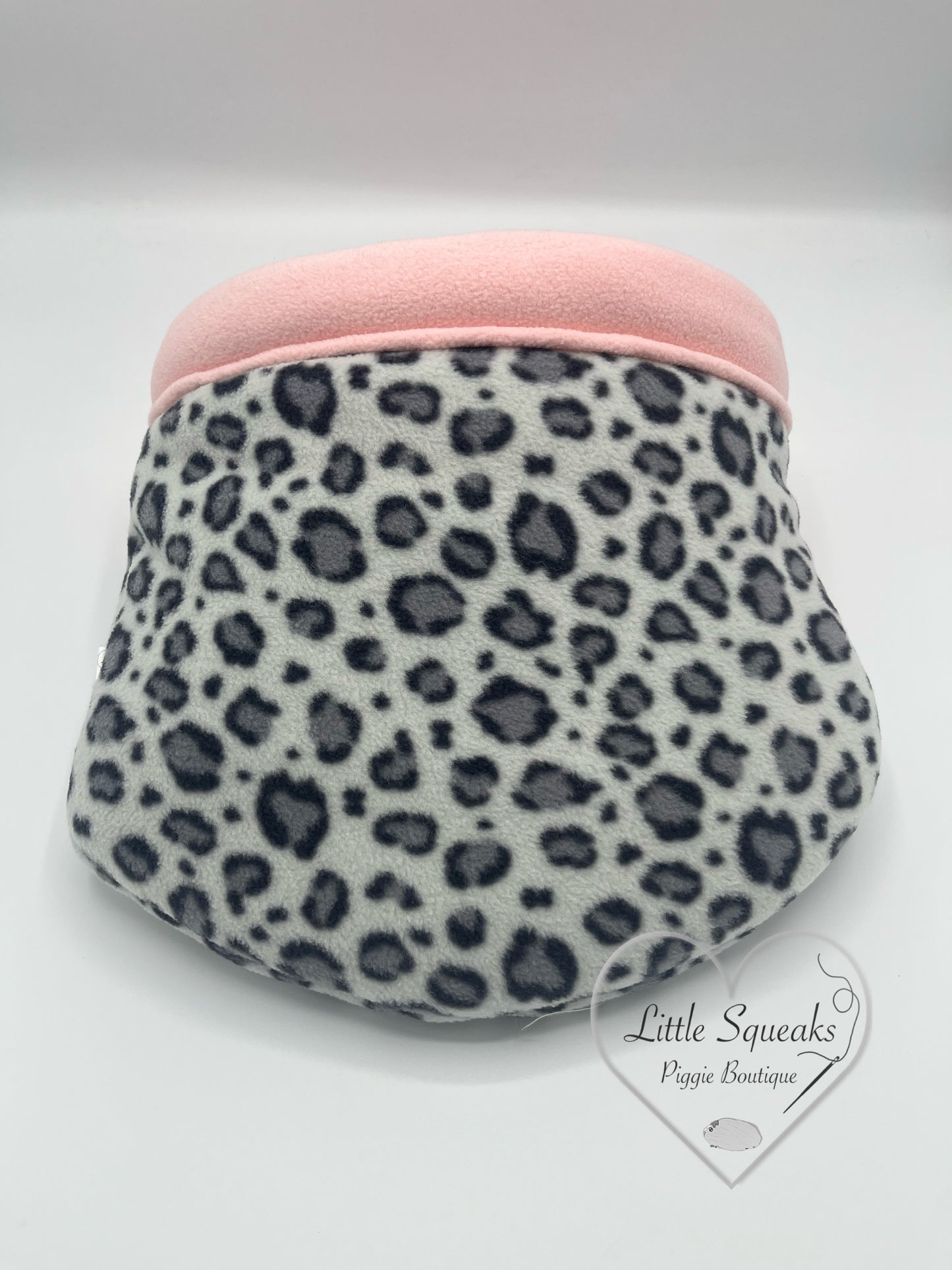 Snow Leopard Stay Open Snuggle Sack - Guinea Pig Bed/Hide