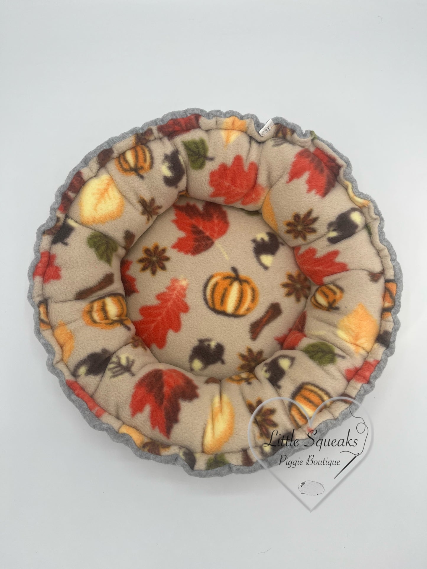 Squishy Donut Bed for Guinea Pigs - Autumn Spice