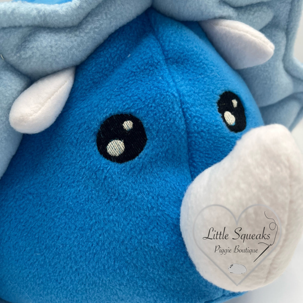 Triceratops - Blue (Dinosaur Collection) - Guinea Pig Bed/Hide