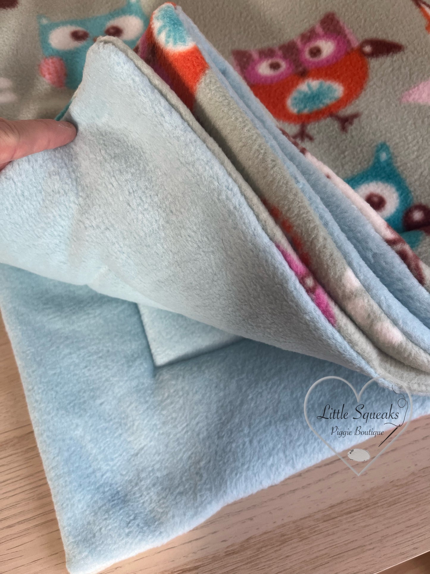 Woodland Friends Fleece Cage Liner – Soft Bedding for Guinea Pig Cages
