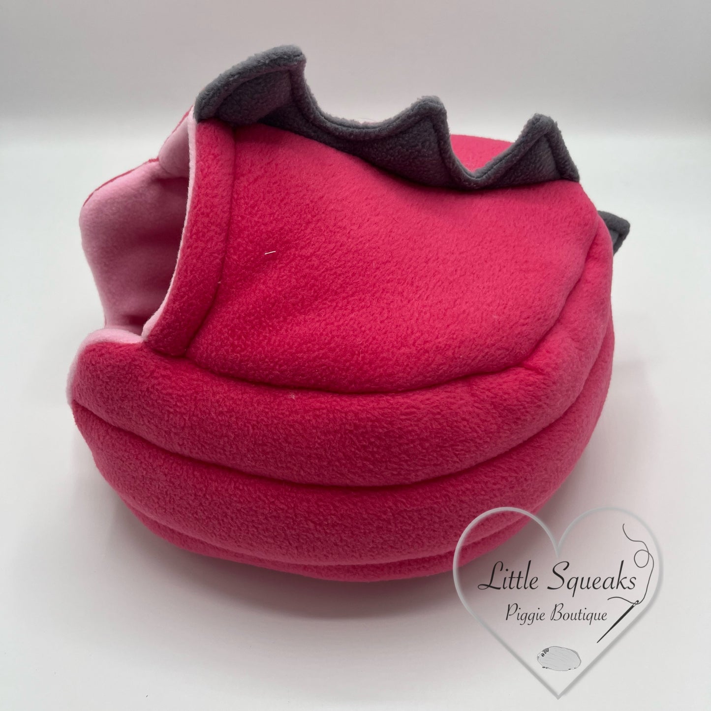 Dino Den - Pink (Covered Cuddle Cup) Guinea Pig Bed/Hide (Dinosaur Collection)