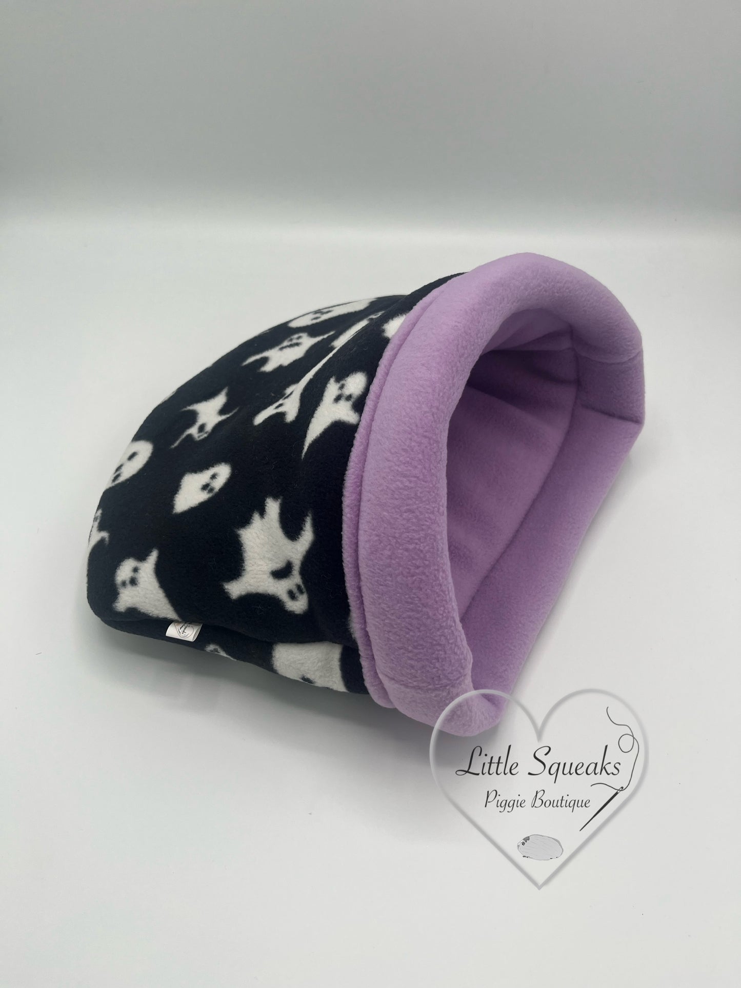 Spooky Ghosts Stay Open Snuggle Sack - Guinea Pig Bed/Hide