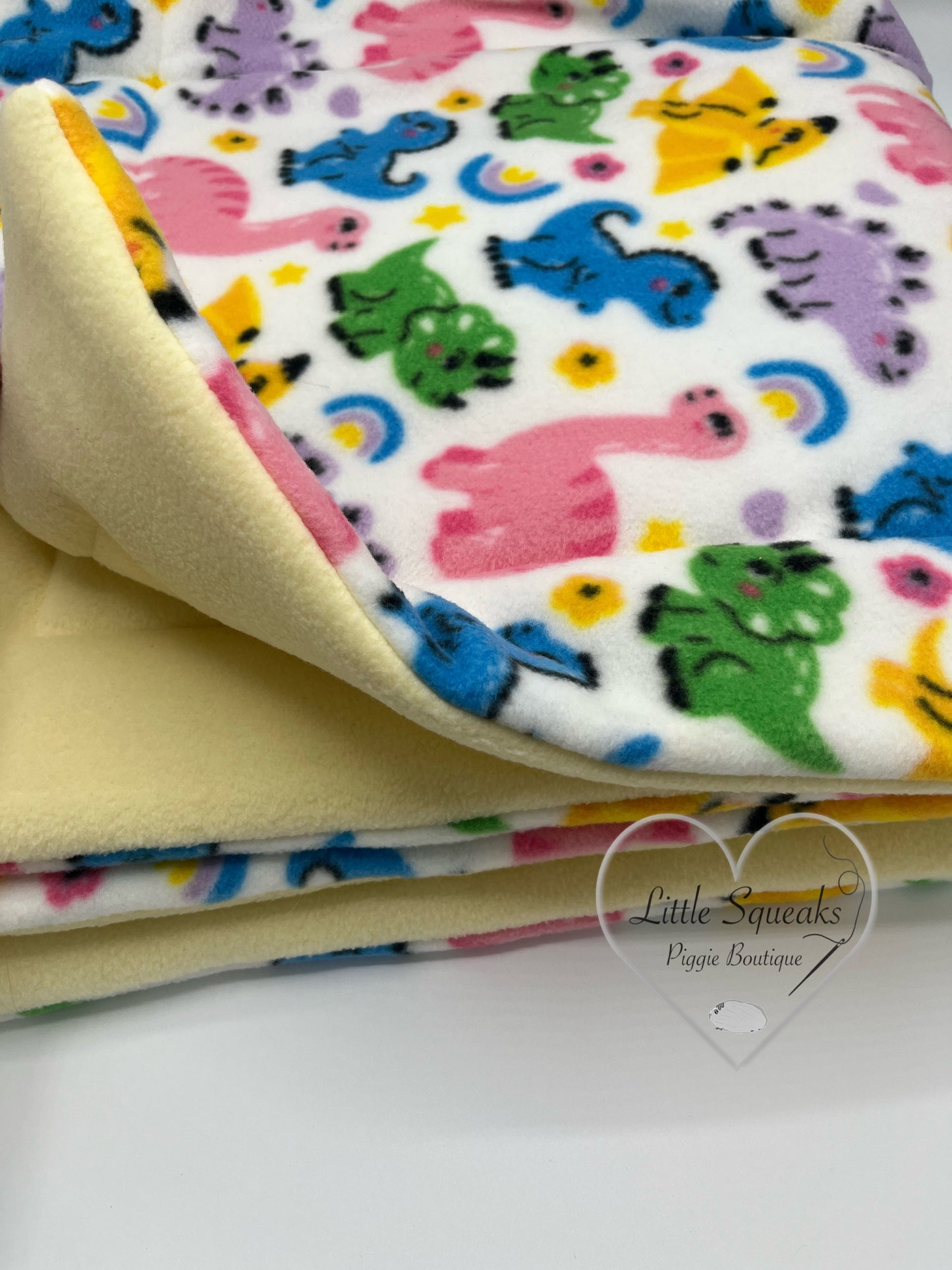 Fleece Cage Liner for Guinea Pigs - Dinosaur Collection