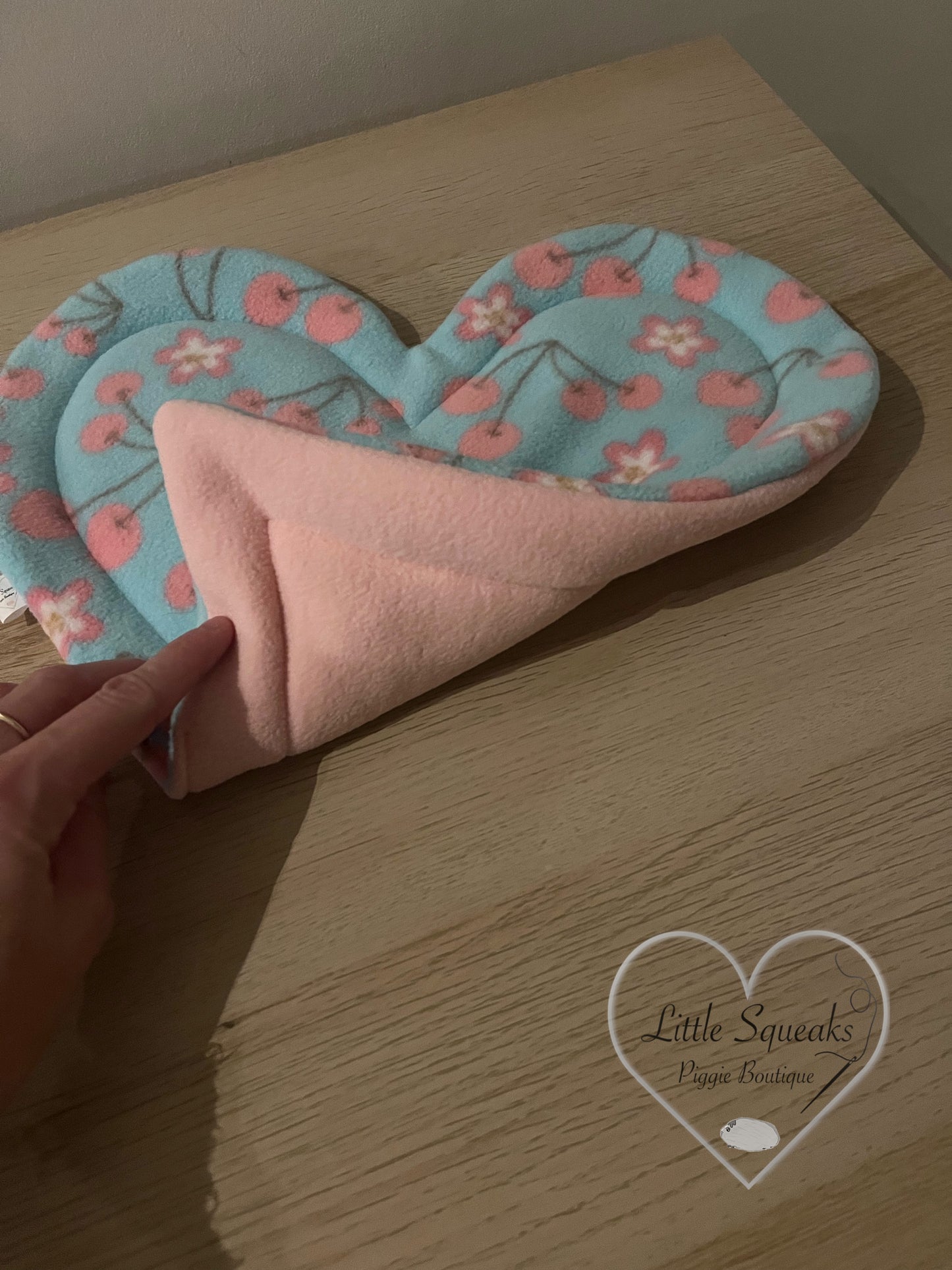 Heart Shaped Pee Pad for Guinea Pigs - (Cherry Blossom Collection)