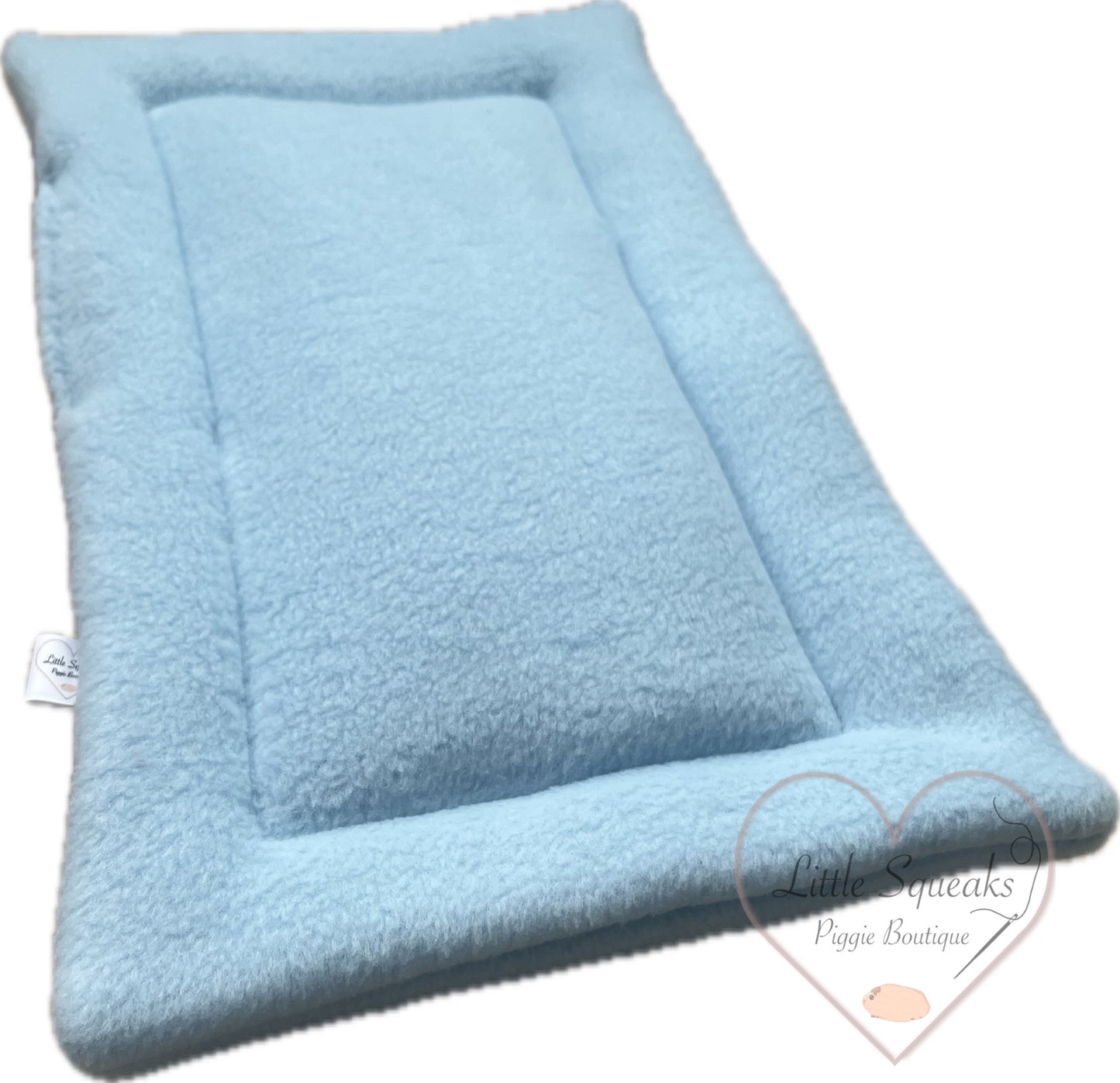 Additional Rectangular Cuddle Tunnel Pee Pad - for Guinea Pigs (Baby blue)