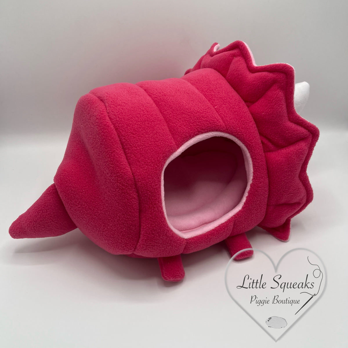 Triceratops - Pink (Dinosaur Collection) - Guinea Pig Bed/Hide