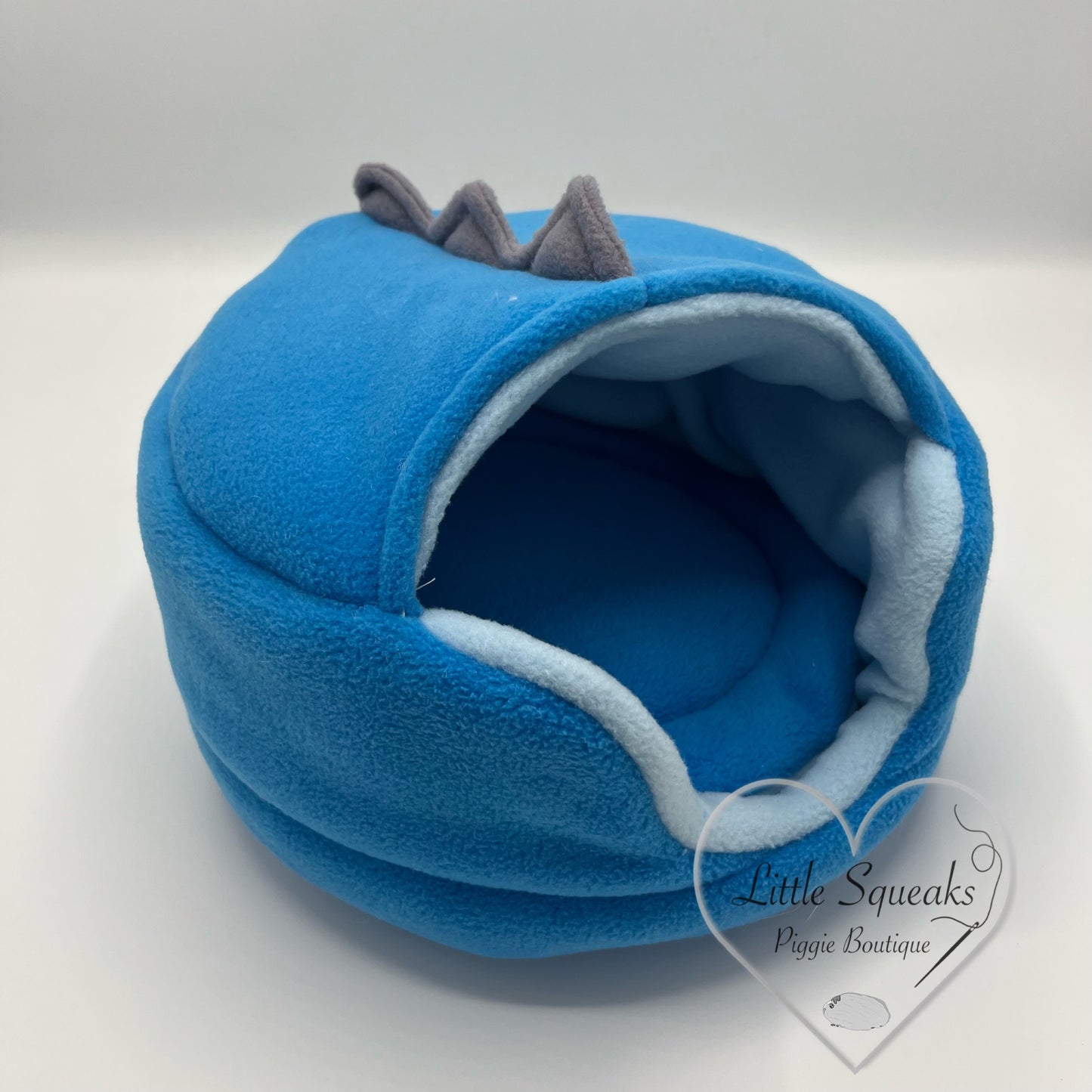 Dino Den - Blue (Covered Cuddle Cup) Guinea Pig Bed/Hide (Dinosaur Collection)