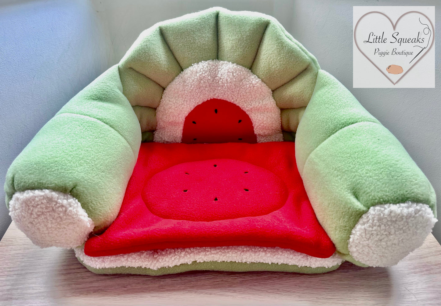 Watermelon Squishy Sofa for Guinea Pigs