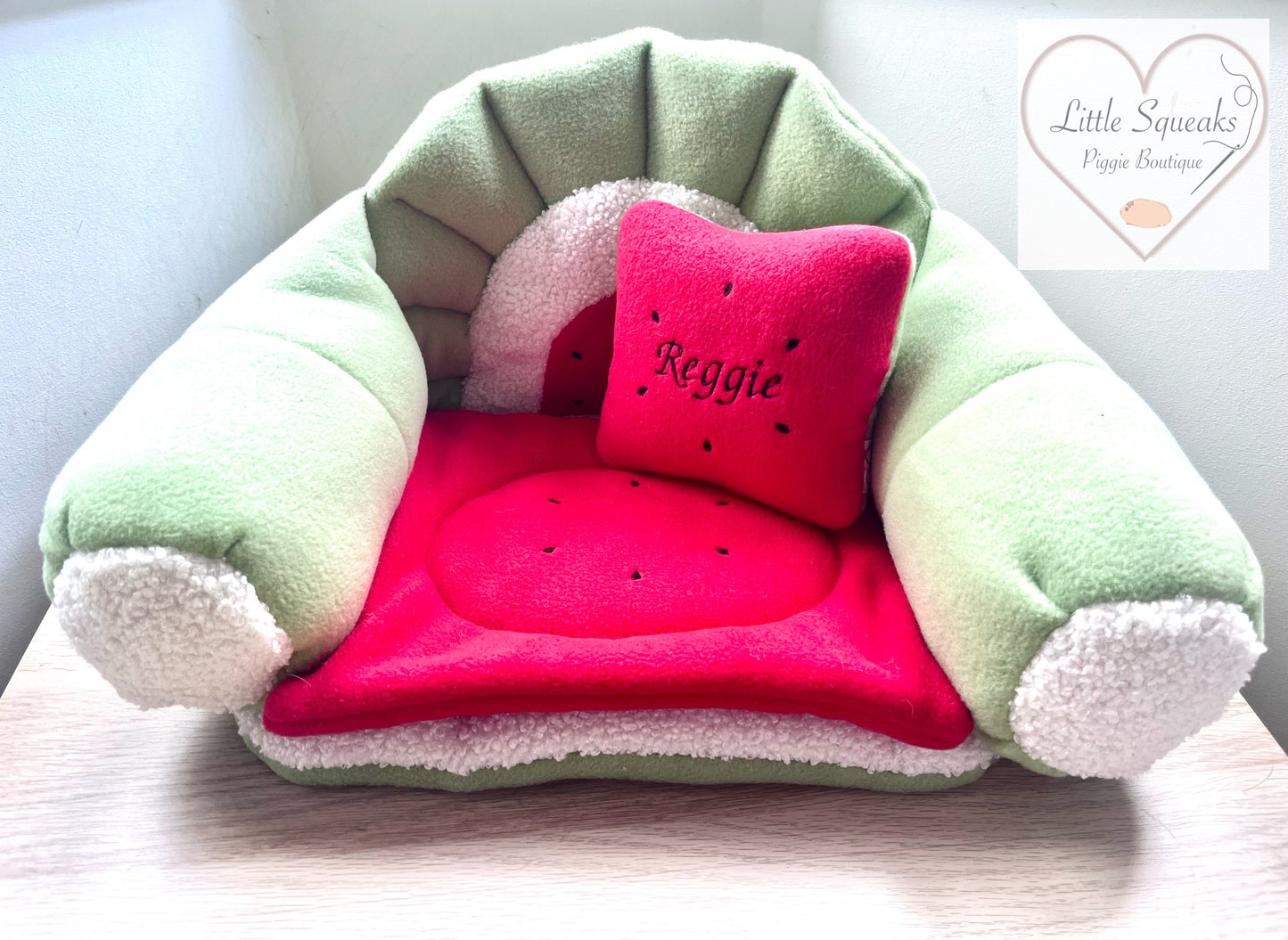 Watermelon Squishy Sofa for Guinea Pigs