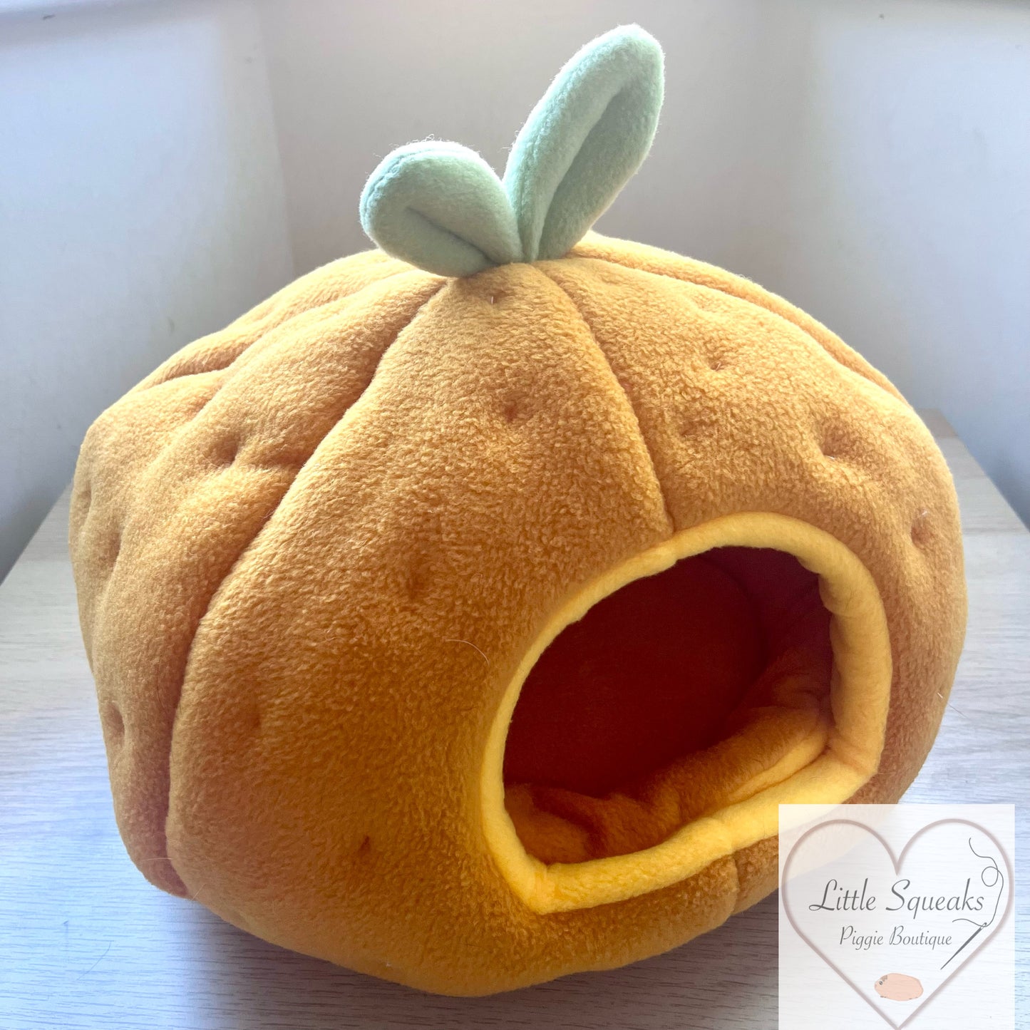 Orange Cosy Pod - Guinea Pig Bed/Hide