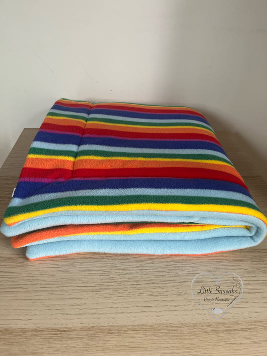 Fleece Cage Liner for Guinea Pigs - Rainbow Collection