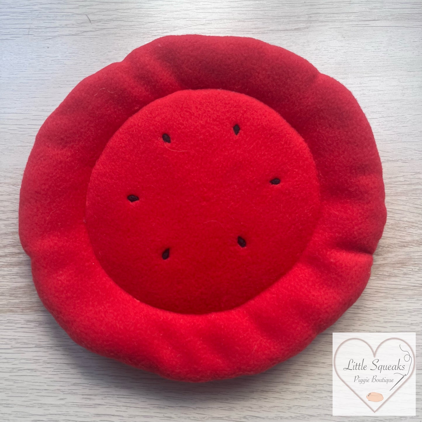 Watermelon Circle Pee Pad - for Guinea Pig Watermelon Cuddle Cup