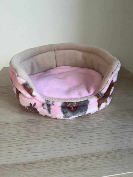 Llama Pink Cuddle Cup - Guinea Pig Bed/Hide