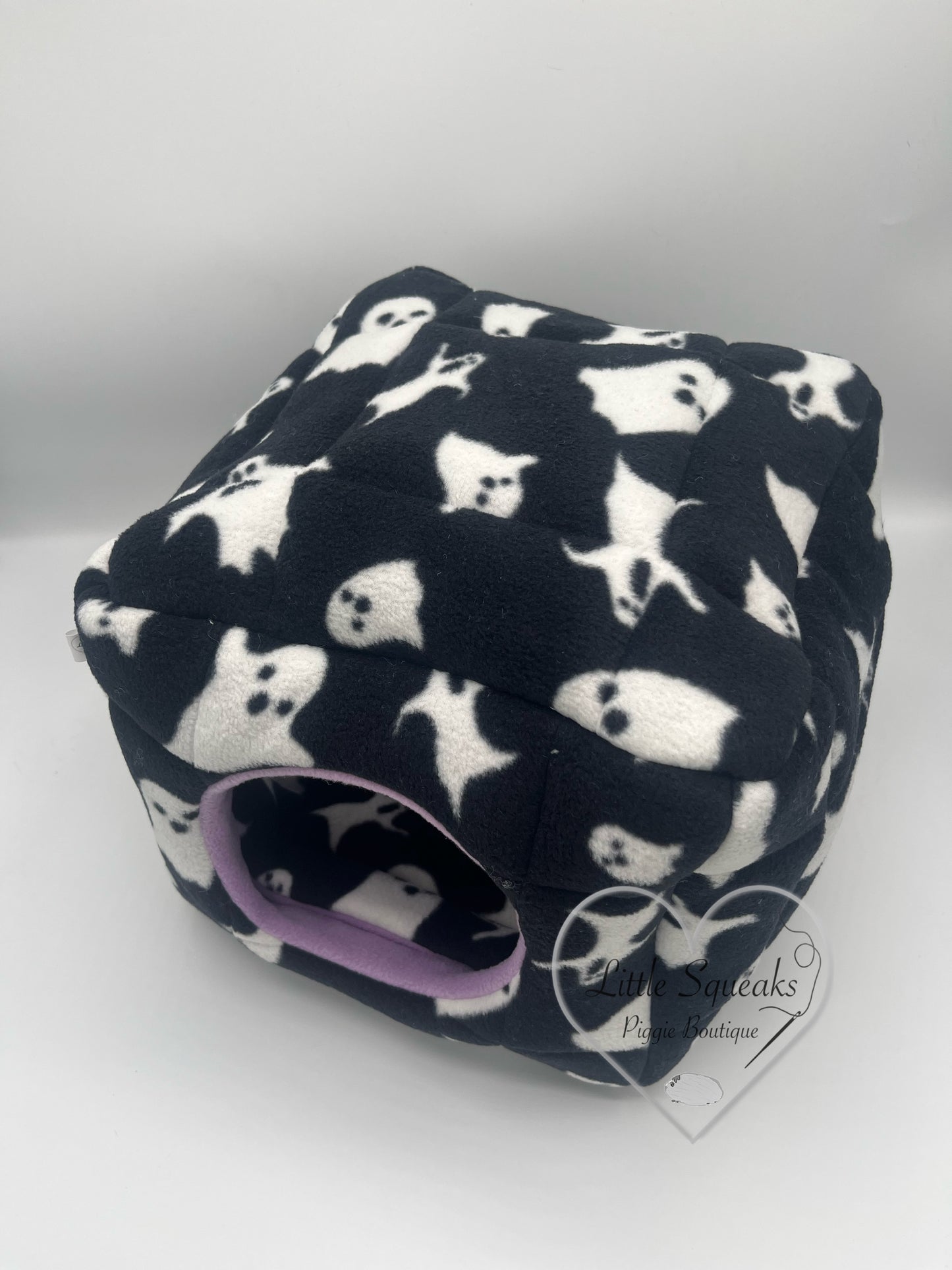 Spooky Ghosts Cuddle Cube - Two Entrance Guinea Pig Bed/Hide