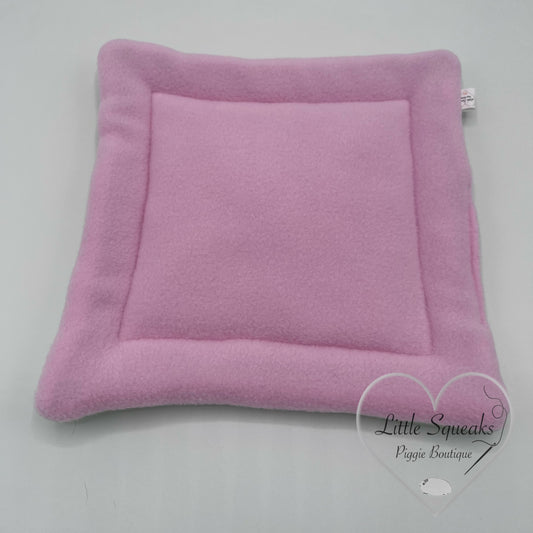 Square Pee Pad - for Cuddle Cube (Baby Pink/Green) - Flower Garden Collection