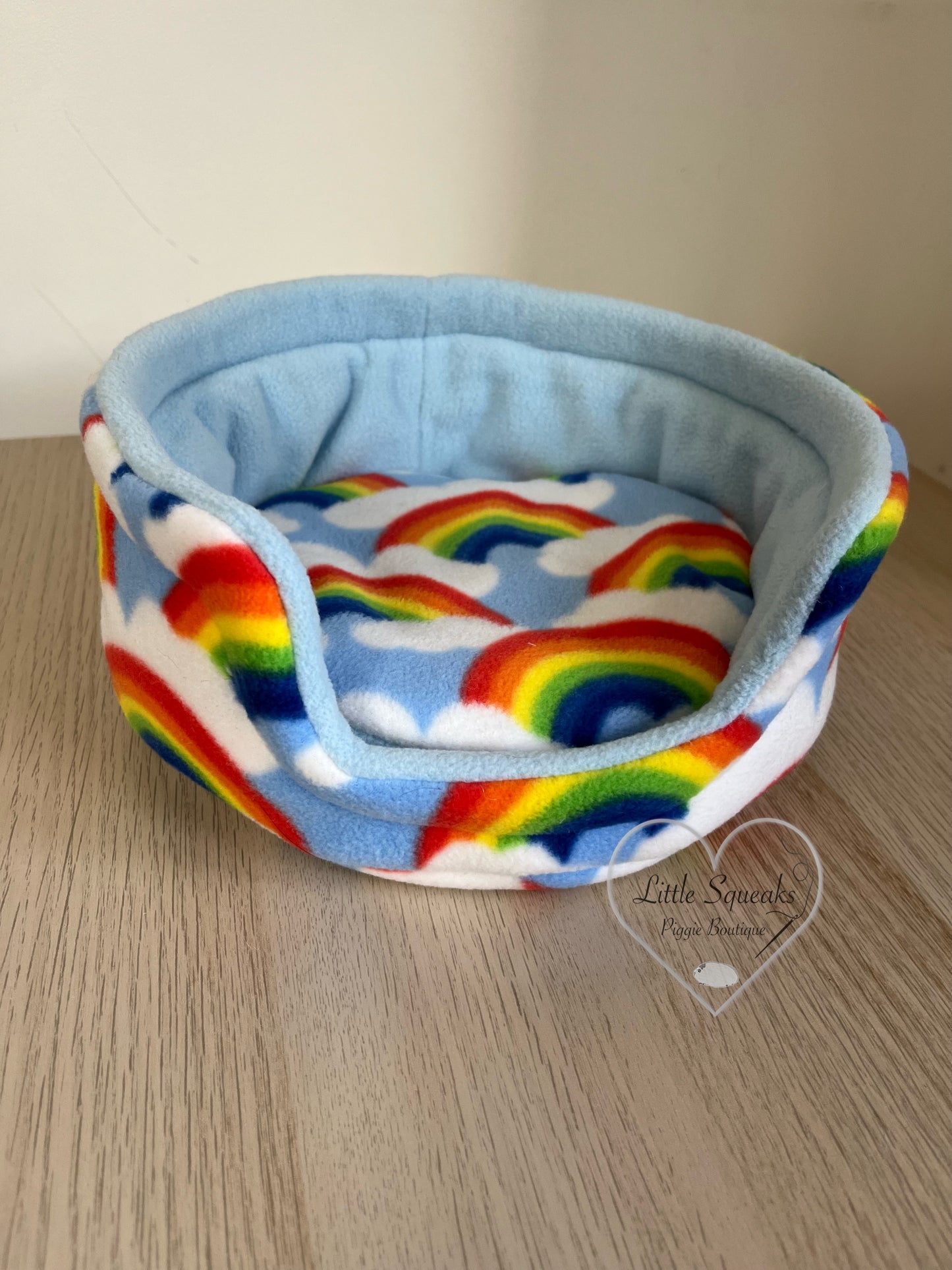 Rainbow Cuddle Cup - Guinea Pig Bed/Hide