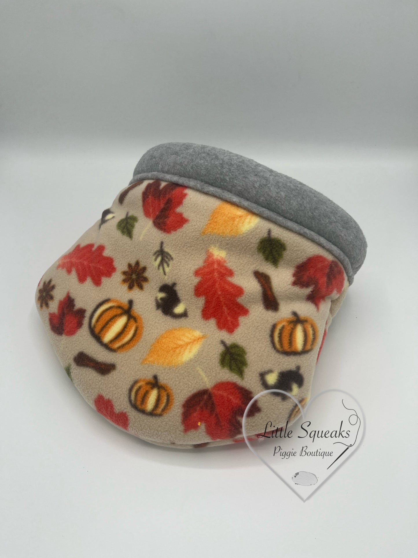 Autumn Spice Stay Open Snuggle Sack - Guinea Pig Bed/Hide