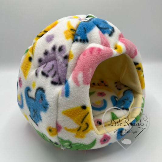 Cracked Dino Egg Cosy Pod - Guinea Pig Bed/Hide (Dinosaur Collection)