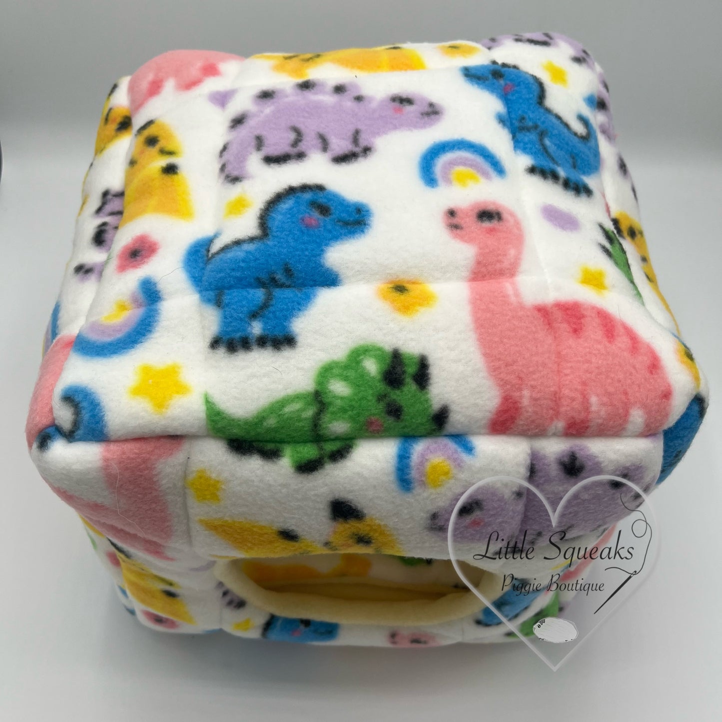 Dinosaur Cuddle Cube - Two Entrance Guinea Pig Bed/Hide (Dinosaur Collection)