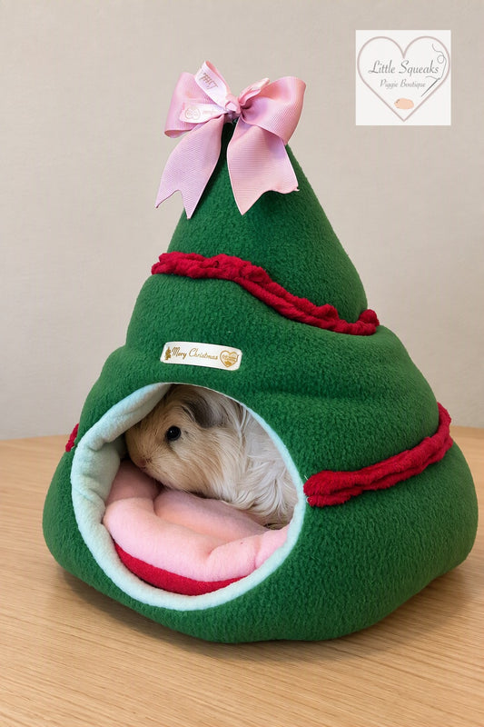 Christmas Tree - Christmas Guinea Pig Bed/Hide