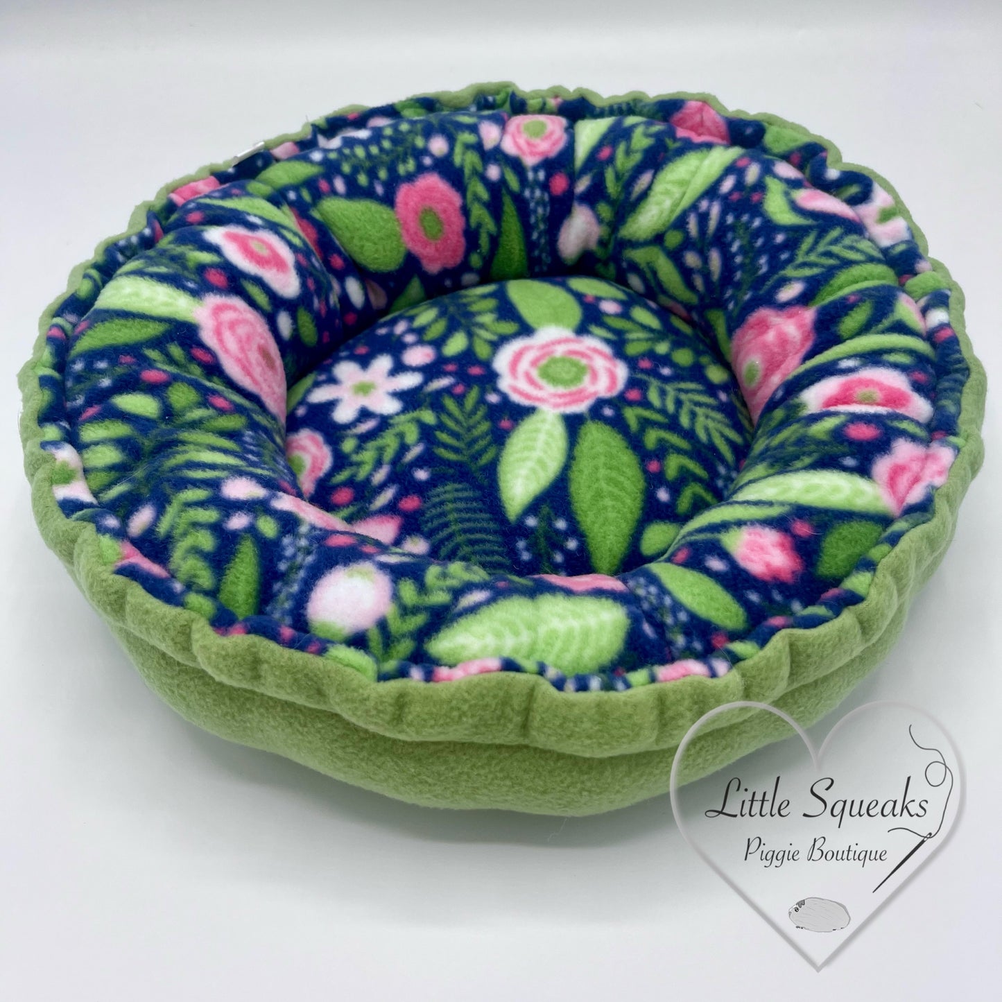 Squishy Donut Bed for Guinea Pigs - Flower Garden