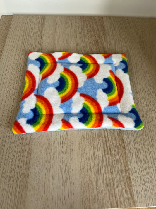 Rainbow/blue pee pad for Guinea Pigs