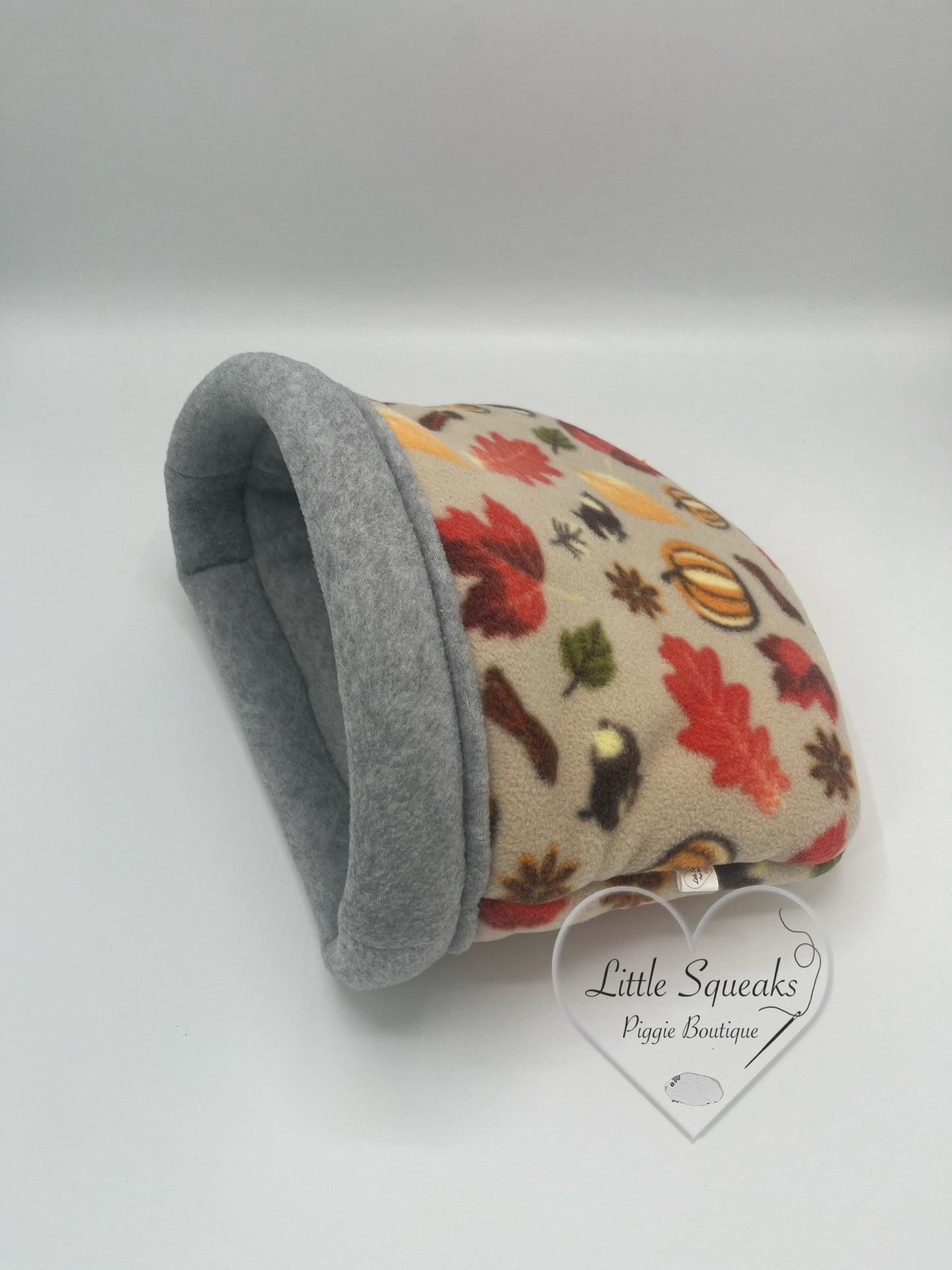 Autumn Spice Stay Open Snuggle Sack - Guinea Pig Bed/Hide