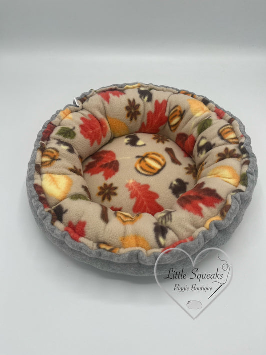 Squishy Donut Bed for Guinea Pigs - Autumn Spice
