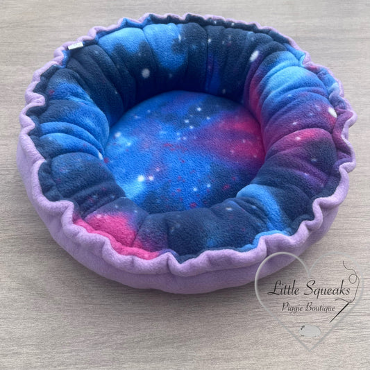 Squishy Donut Bed for Guinea Pigs - Galaxy