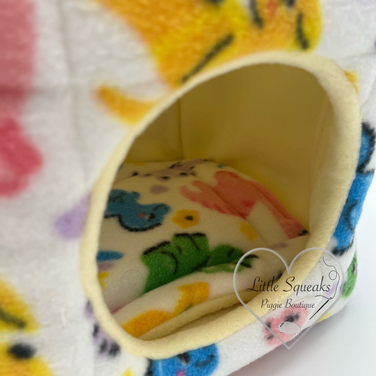 Dinosaur Cuddle Cube - Two Entrance Guinea Pig Bed/Hide (Dinosaur Collection)