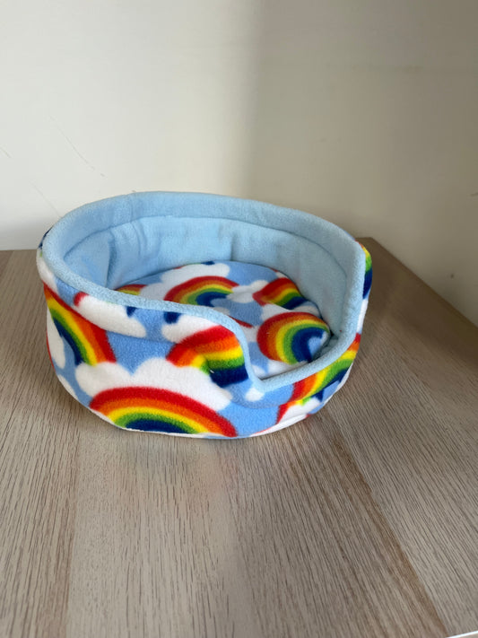 Rainbow Cuddle Cup - Guinea Pig Bed/Hide
