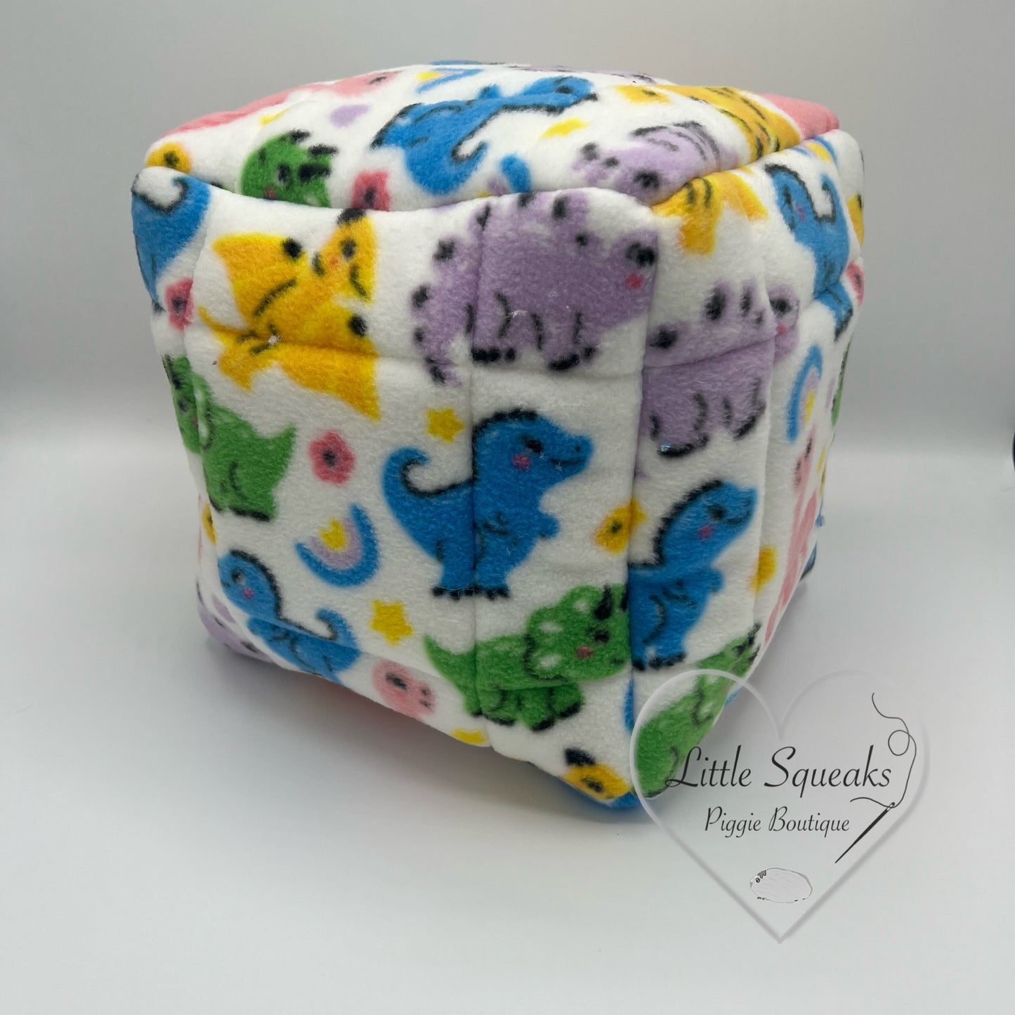 Dinosaur Cuddle Cube - Two Entrance Guinea Pig Bed/Hide (Dinosaur Collection)