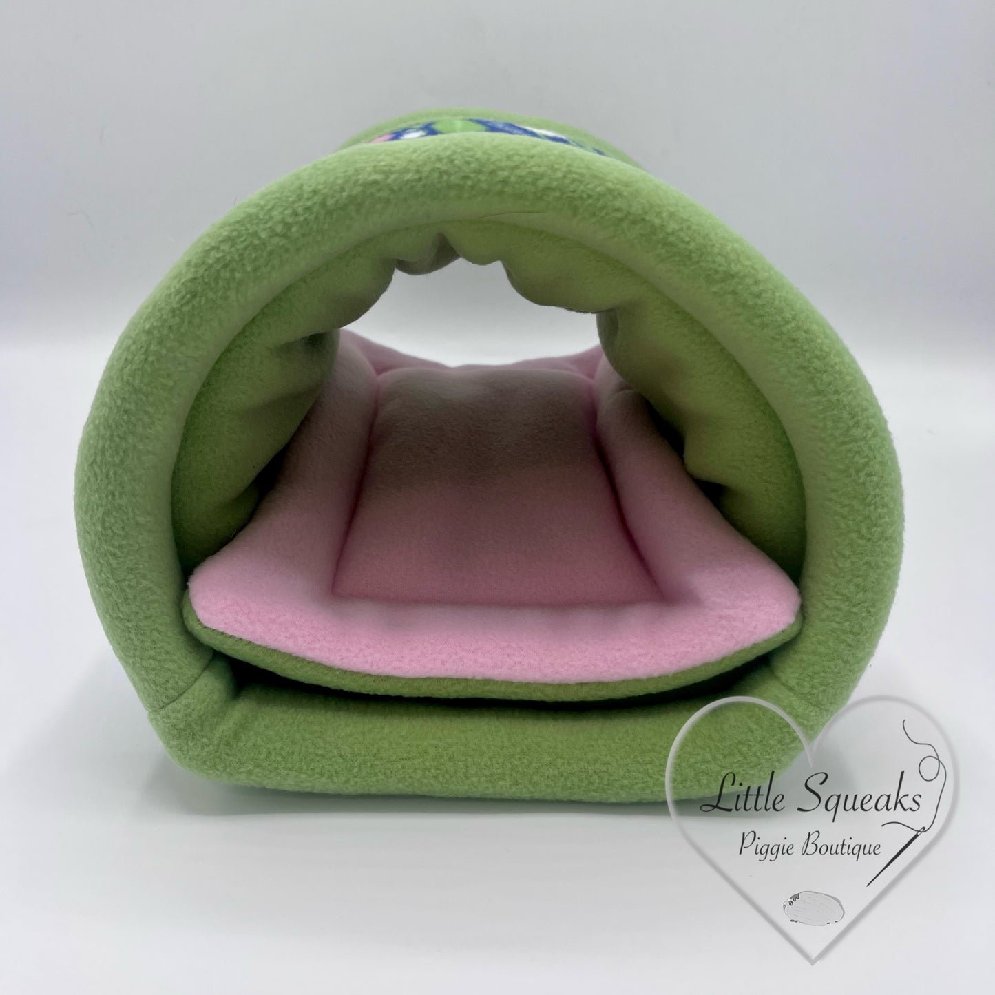 Flower Garden Cuddle Tunnel with Pee Pad - Guinea Pig Bed/Hide