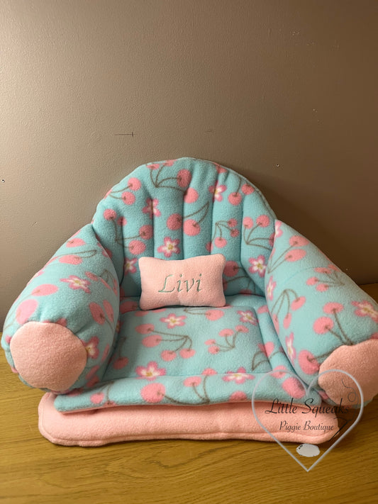 Cherry Blossom Squishy Sofa for Guinea Pigs