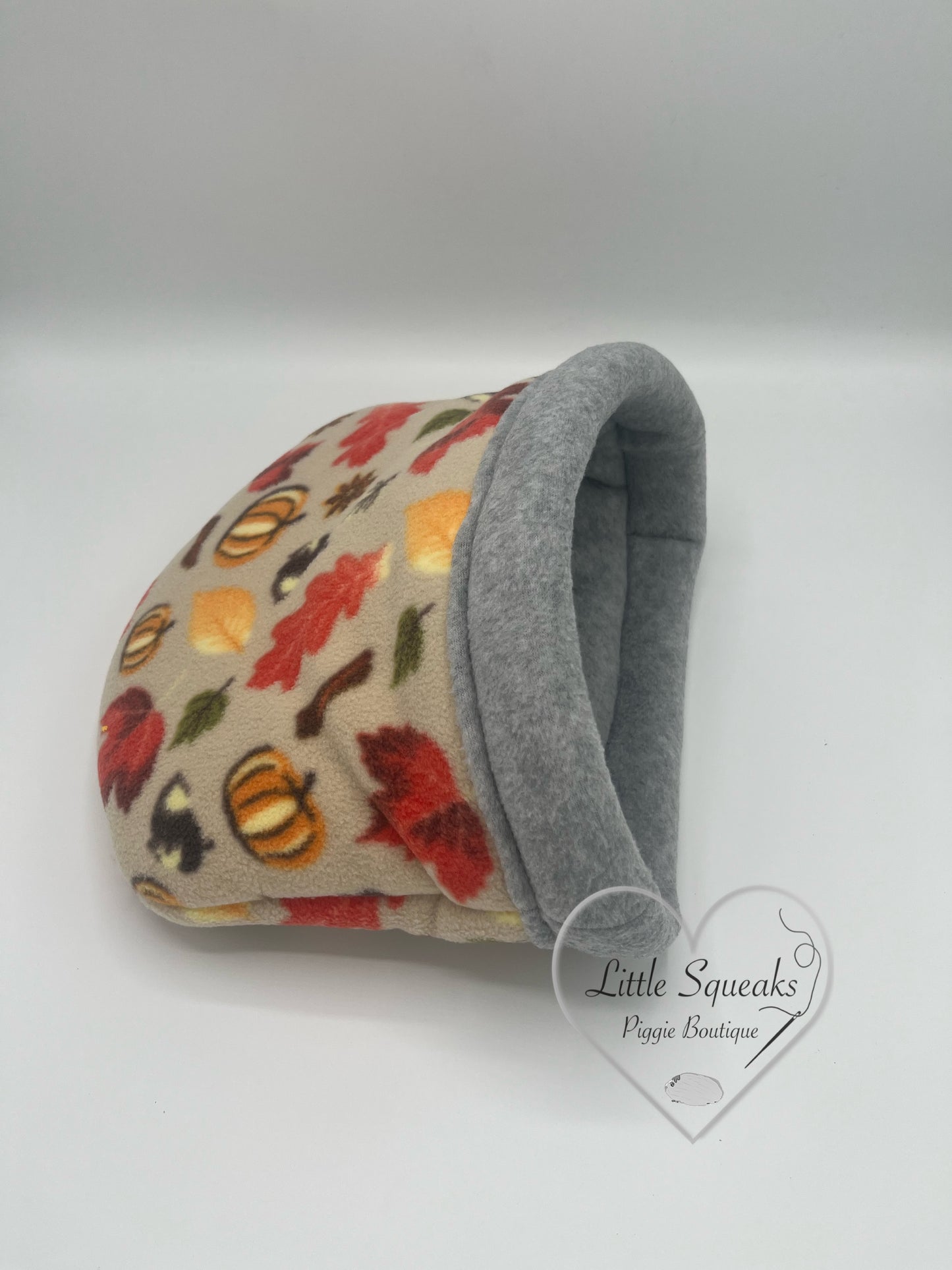 Autumn Spice Stay Open Snuggle Sack - Guinea Pig Bed/Hide