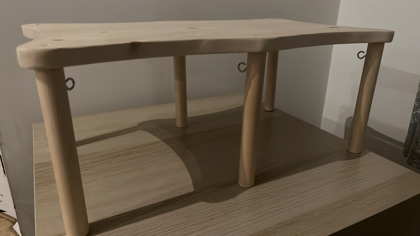 Double Wooden Hammock Stand (includes 2x Hammock Pads)