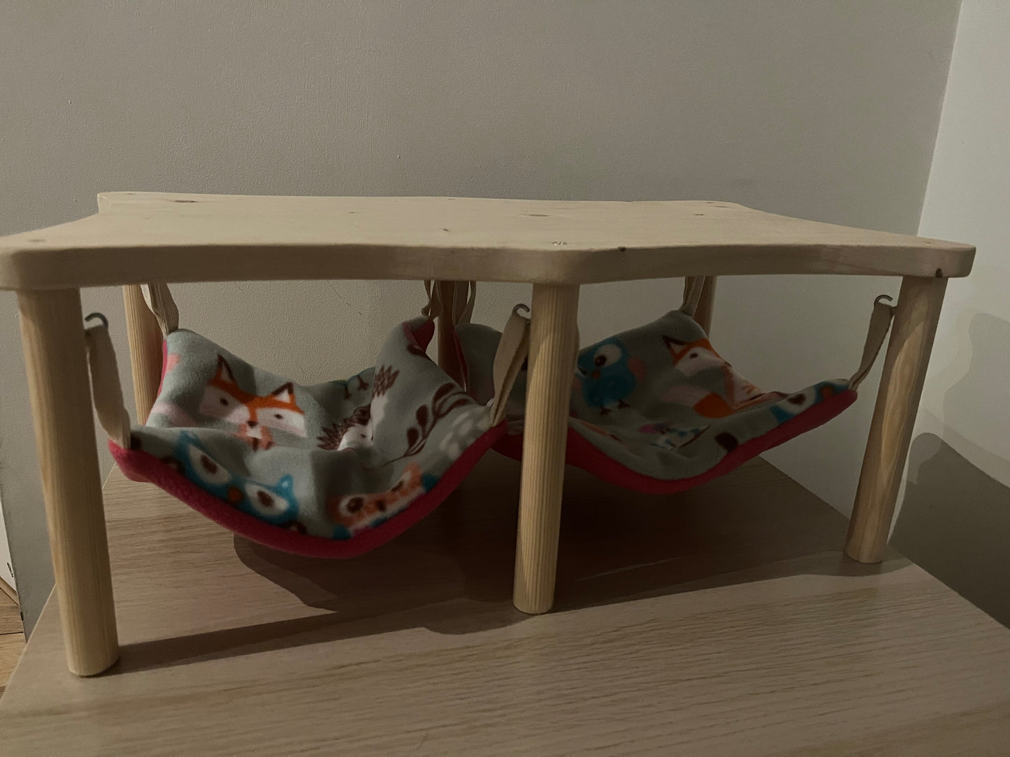Double Wooden Hammock Stand (includes 2x Hammock Pads)