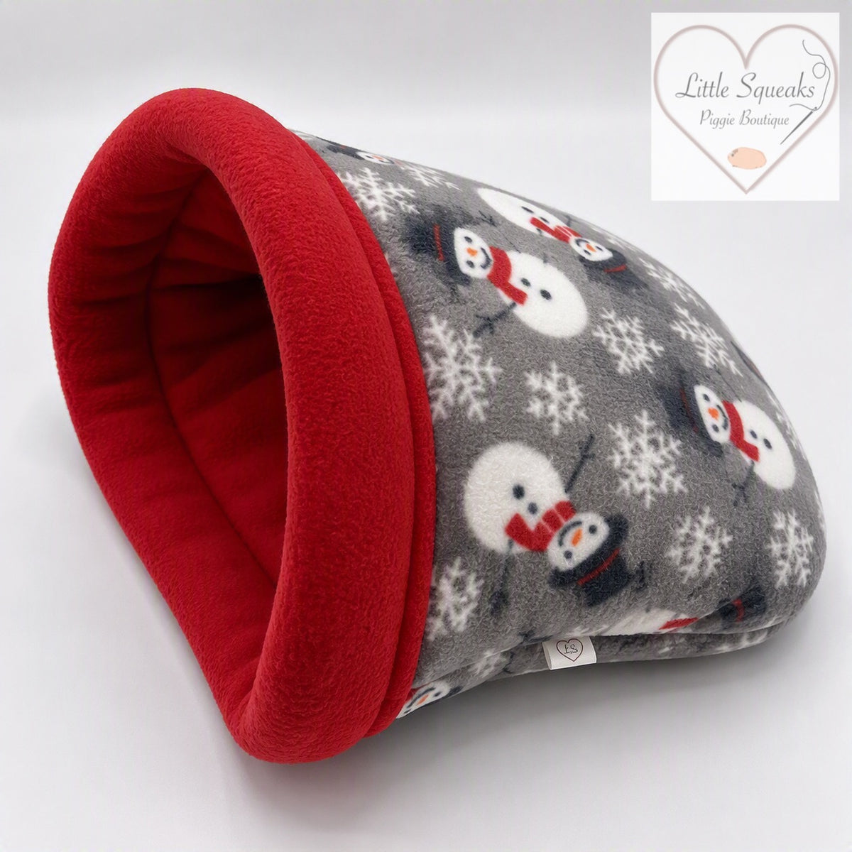 Snowman Stay Open Snuggle Sack - Guinea Pig Bed/Hide