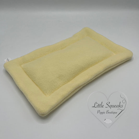 Additional Rectangular Cuddle Tunnel Pee Pad - for Guinea Pigs (Lemon Yellow)